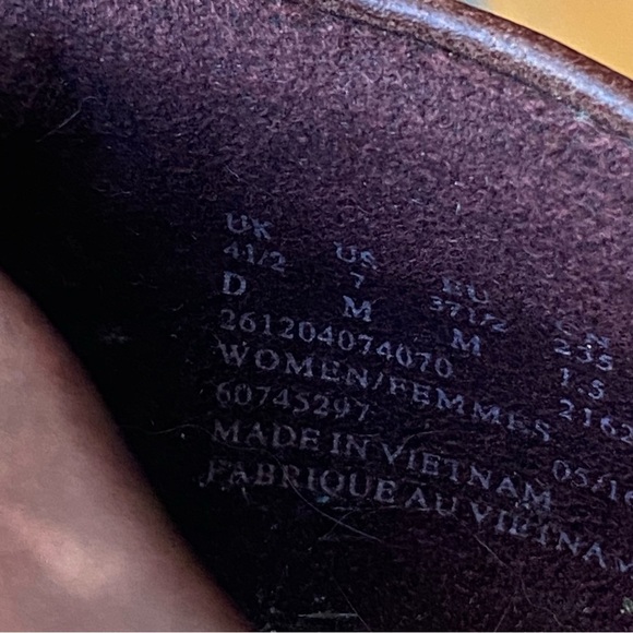 Clarks Womens Carleta Prato Mary Jane Heels Size 7 Leather Academia Comfort - Picture 7 of 7